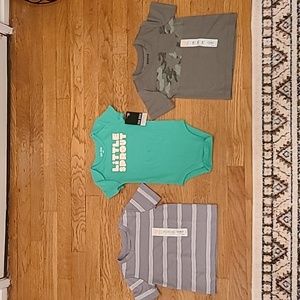 BABY BOY 12 MONTH BUNDLE OF 3 TEES ALL SIZE 12 MONTHS